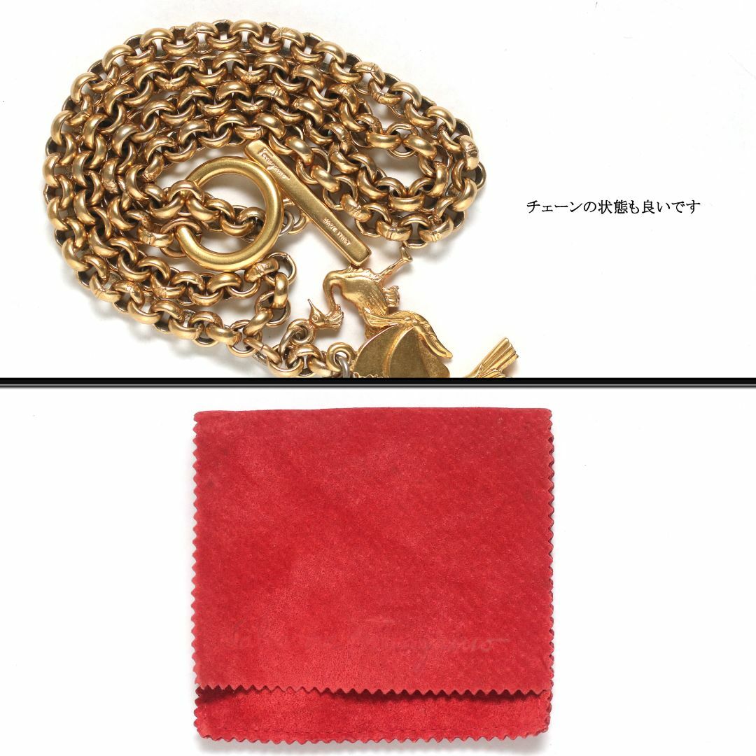 Salvatore Ferragamo - ヴィンテージ フェラガモ 鳥 蝶 チャーム Salvatore Ferragamo - ヴィンテージ フェラガモ 鳥 蝶 チャーム