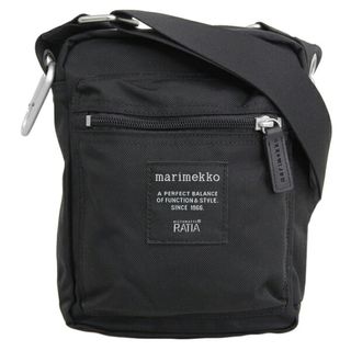 マリメッコ(marimekko)のマリメッコ marimekko CASH & CARRY キャッシュ＆キャリー ナイロン100% 斜め掛け ショルダーバッグ サコッシュ ブラック【BR14893】(ショルダーバッグ)