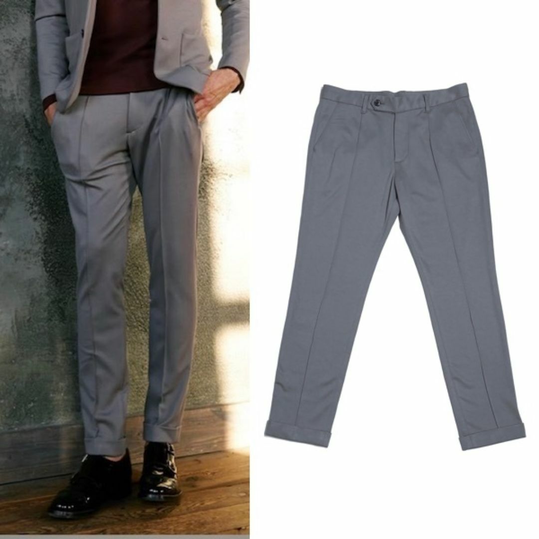 数回着5.5万 22AW 1piu1uguale3 クリース スラックス パンツ 数回着5.5万 22AW 1piu1uguale3 クリース スラックス パンツ