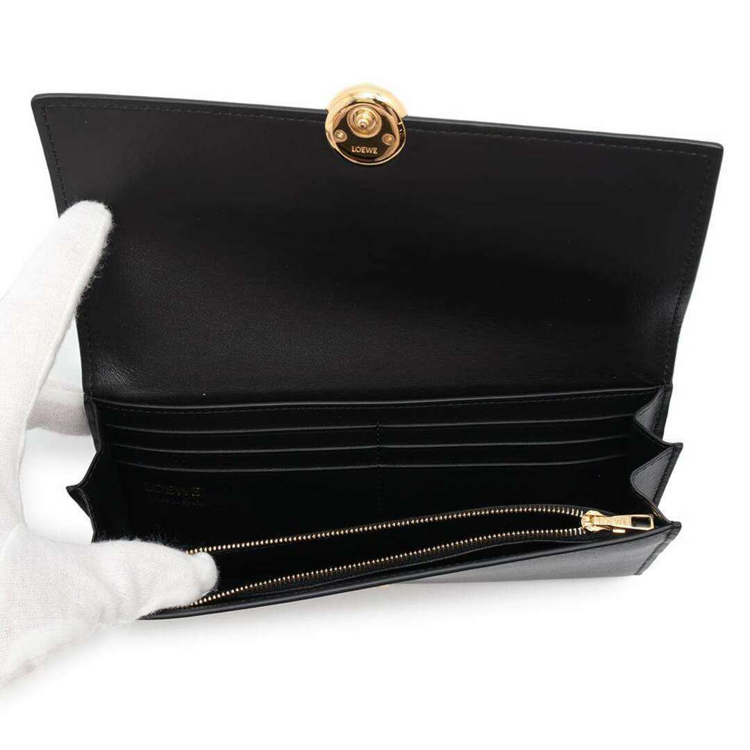 LOEWE - ロエベ 長財布 ペブル コンティネンタル ウォレット LOEWE - ロエベ 長財布 ペブル コンティネンタル ウォレット