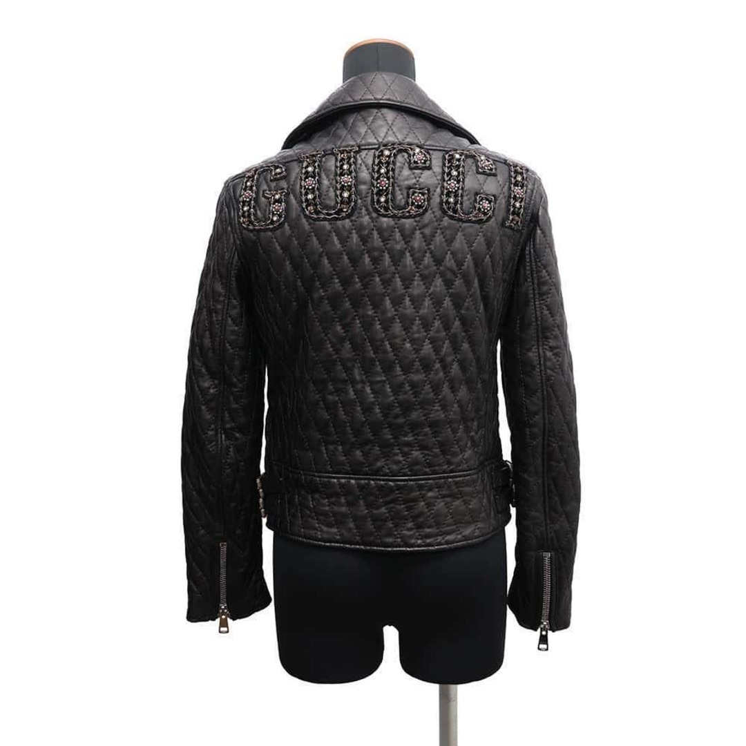 GUCCI - グッチ ライダースジャケット ラムレザー レディース GUCCI - グッチ ライダースジャケット ラムレザー レディース