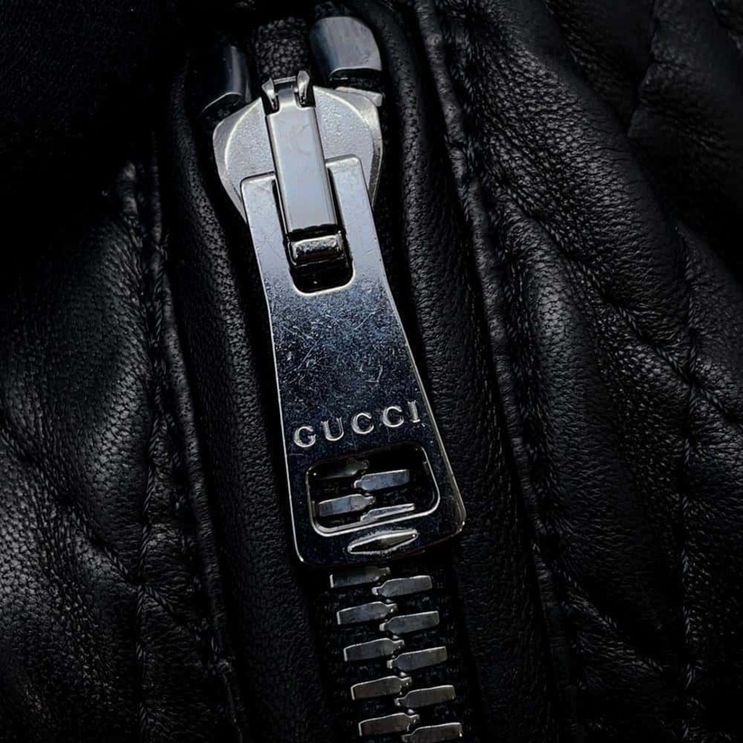 GUCCI - グッチ ライダースジャケット ラムレザー レディース GUCCI - グッチ ライダースジャケット ラムレザー レディース