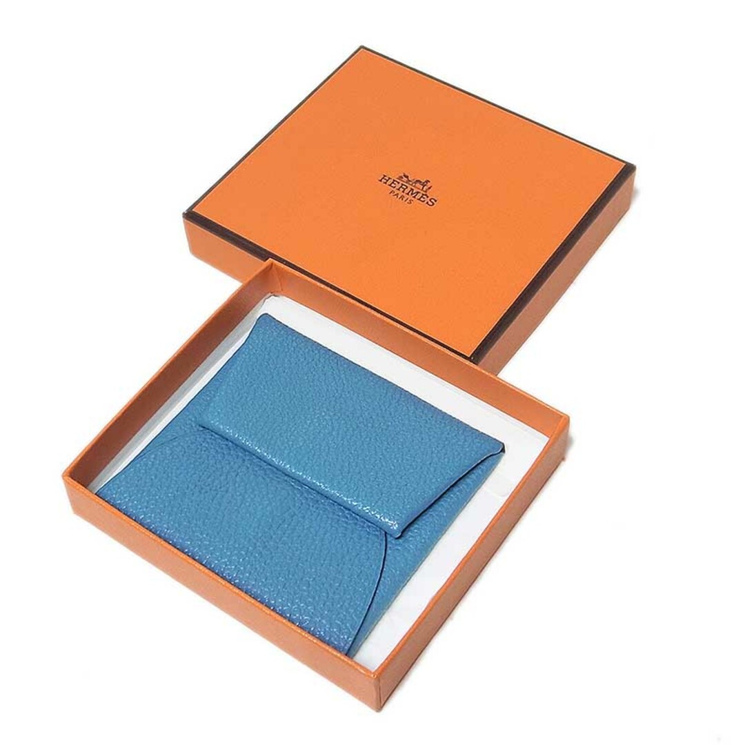 エルメス HERMES バスティア コインケース K刻 ブルージーン エルメス HERMES バスティア コインケース K刻 ブルージーン