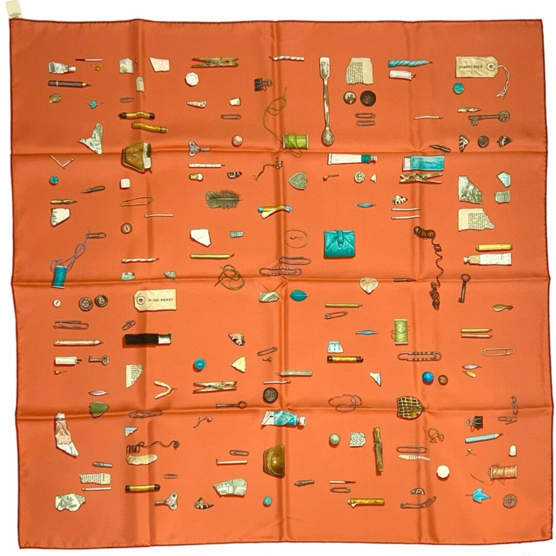 HERMES - HERMES エルメス スカーフ カレ90 In The Pocket イン HERMES - HERMES エルメス スカーフ カレ90 In The Pocket イン