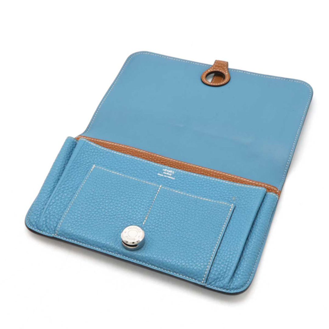 HERMES - HERMES エルメス ドゴンデュオ ドゴンGM 2つ折長財布 HERMES - HERMES エルメス ドゴンデュオ ドゴンGM 2つ折長財布