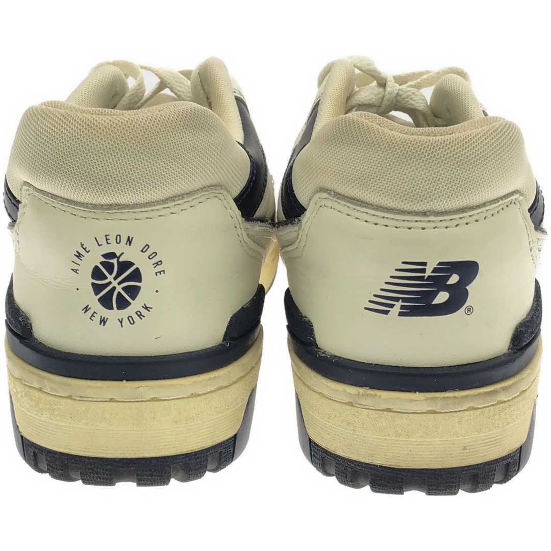 New Balance(ニューバランス)のAIME LEON DORE x New Balance エイメレオンドレ×ニューバランス スニーカー BB550ALF ホワイト ネイビー 24cm レディースの靴/シューズ(スニーカー)の商品写真