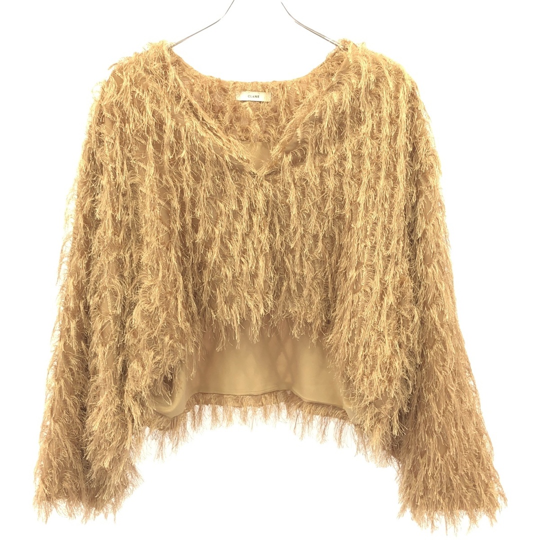 CLANE クラネ 22SS CROSS FRINGE BOLERO クロスフリンジボレロ CLANE クラネ 22SS CROSS FRINGE BOLERO クロスフリンジボレロ