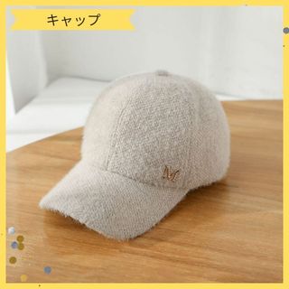 レディース 帽子 キャップ ゴルフ 秋 冬コーデ フェイクファー 【新品】(キャップ)