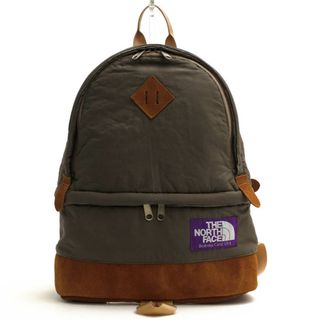 ザ・ノース・フェイス／THE NORTH FACE リュック バッグ バックパック メンズ 男性 男性用 ナイロン レザー 革 本革 オリーブ カーキ  NN7950N Medium Day Pack ウォッシュ加工(バッグパック/リュック)