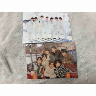 なにわ男子　CD購入特典　クリアファイル　(アイドルグッズ)