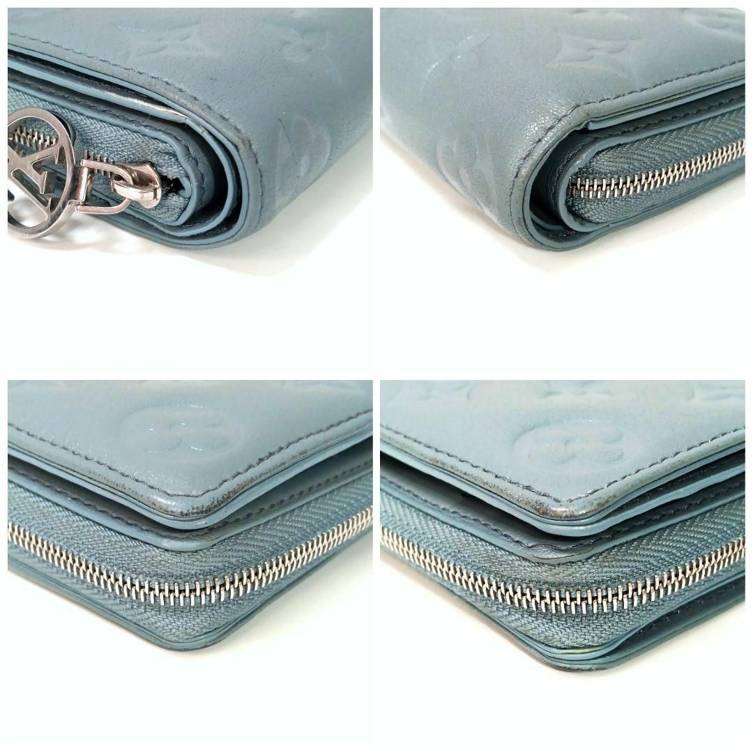 ルイヴィトン ポルトフォイユルー 二つ折り財布 ブルー M81709 ルイヴィトン ポルトフォイユルー 二つ折り財布 ブルー M81709