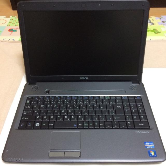 ノートPC EPSON NJ3700E 4GB RW 無線 Windows10