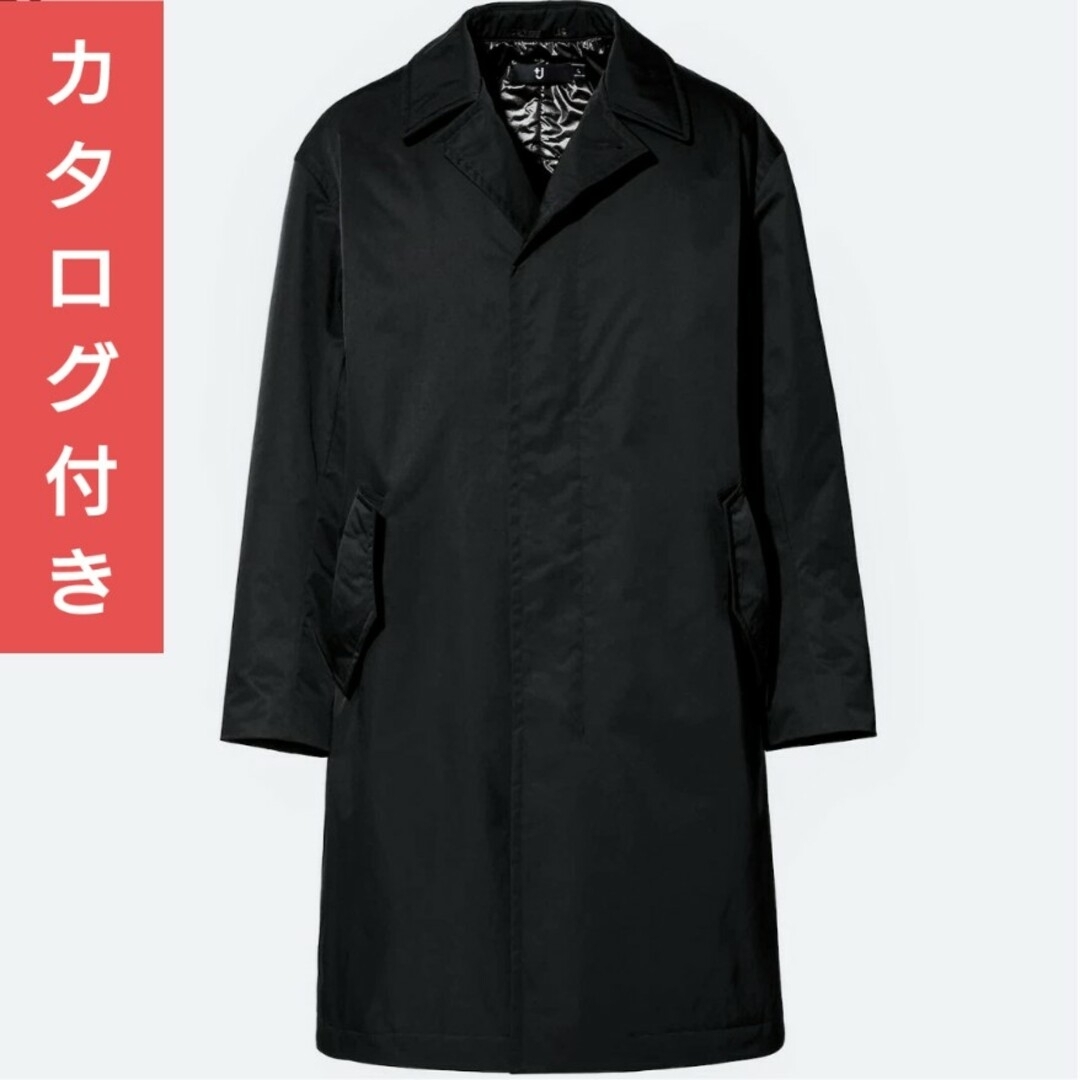 UNIQLO - 新品オマケ付 黒 +J オーバーサイズ ステンカラー UNIQLO - 新品オマケ付 黒 +J オーバーサイズ ステンカラー