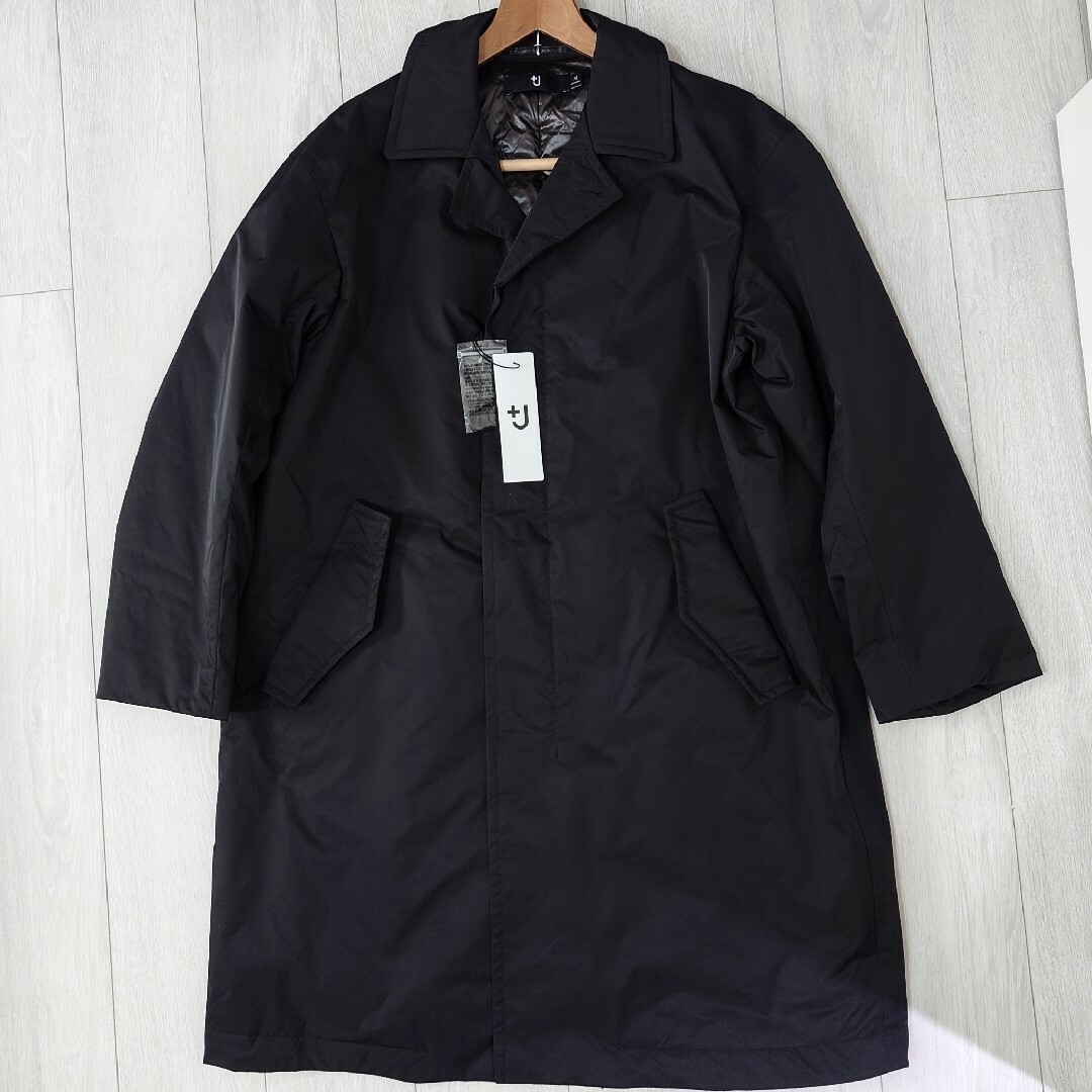 UNIQLO - 新品オマケ付 黒 +J オーバーサイズ ステンカラー UNIQLO - 新品オマケ付 黒 +J オーバーサイズ ステンカラー