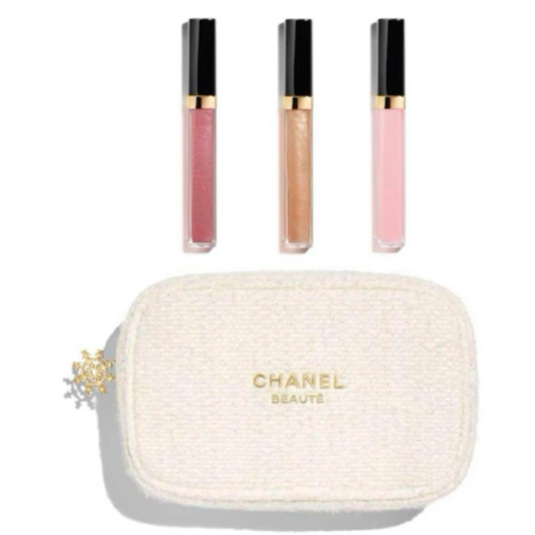 CHANEL - シャネル 限定 ホリデー 2024 リップグロス ポーチ CHANEL - シャネル 限定 ホリデー 2024 リップグロス ポーチ