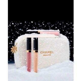CHANEL - シャネル 限定 ホリデー 2024 リップグロス ポーチ CHANEL - シャネル 限定 ホリデー 2024 リップグロス ポーチ