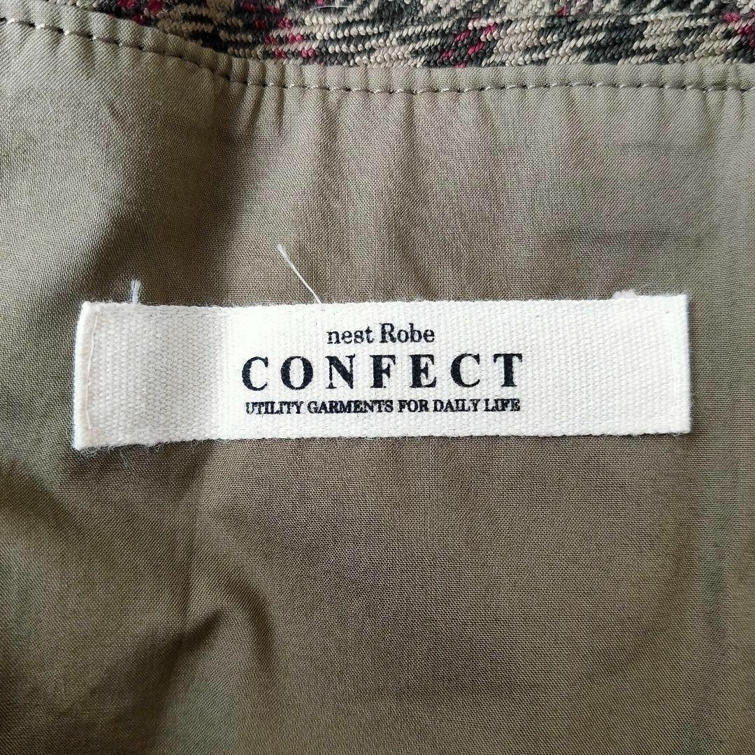 CONFECT リネンチェックアルスターコート CONFECT リネンチェックアルスターコート