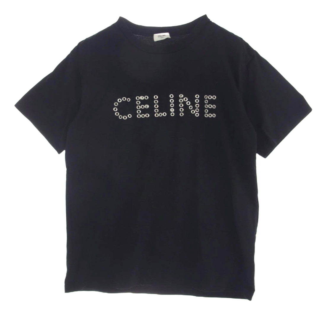 CELINE セリーヌ 2X41C671Q ルーズ スタッズロゴ 半袖Tシャツ CELINE セリーヌ 2X41C671Q ルーズ スタッズロゴ 半袖Tシャツ