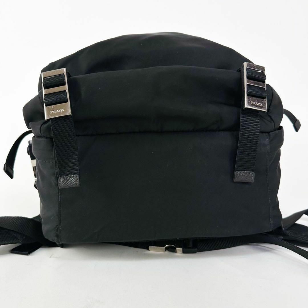 PRADA - PRADAプラダ リュックサック 2VZ001 ナイロン 黒 白タグ PRADA - PRADAプラダ リュックサック 2VZ001 ナイロン 黒 白タグ