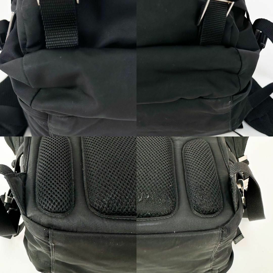 PRADA - PRADAプラダ リュックサック 2VZ001 ナイロン 黒 白タグ PRADA - PRADAプラダ リュックサック 2VZ001 ナイロン 黒 白タグ