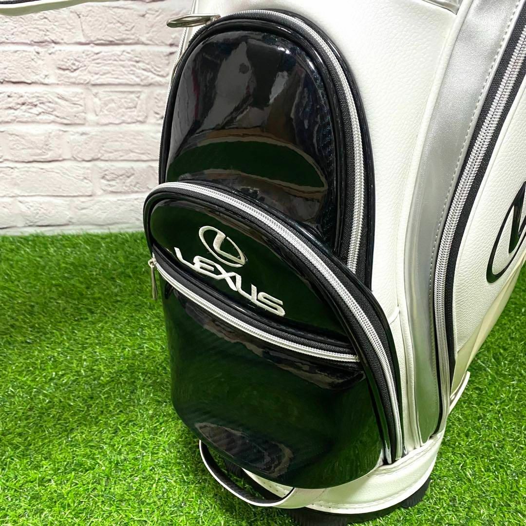 LEXUS - 【美品】レクサス LEXUS キャディバッグ ゴルフバッグ LEXUS - 【美品】レクサス LEXUS キャディバッグ ゴルフバッグ