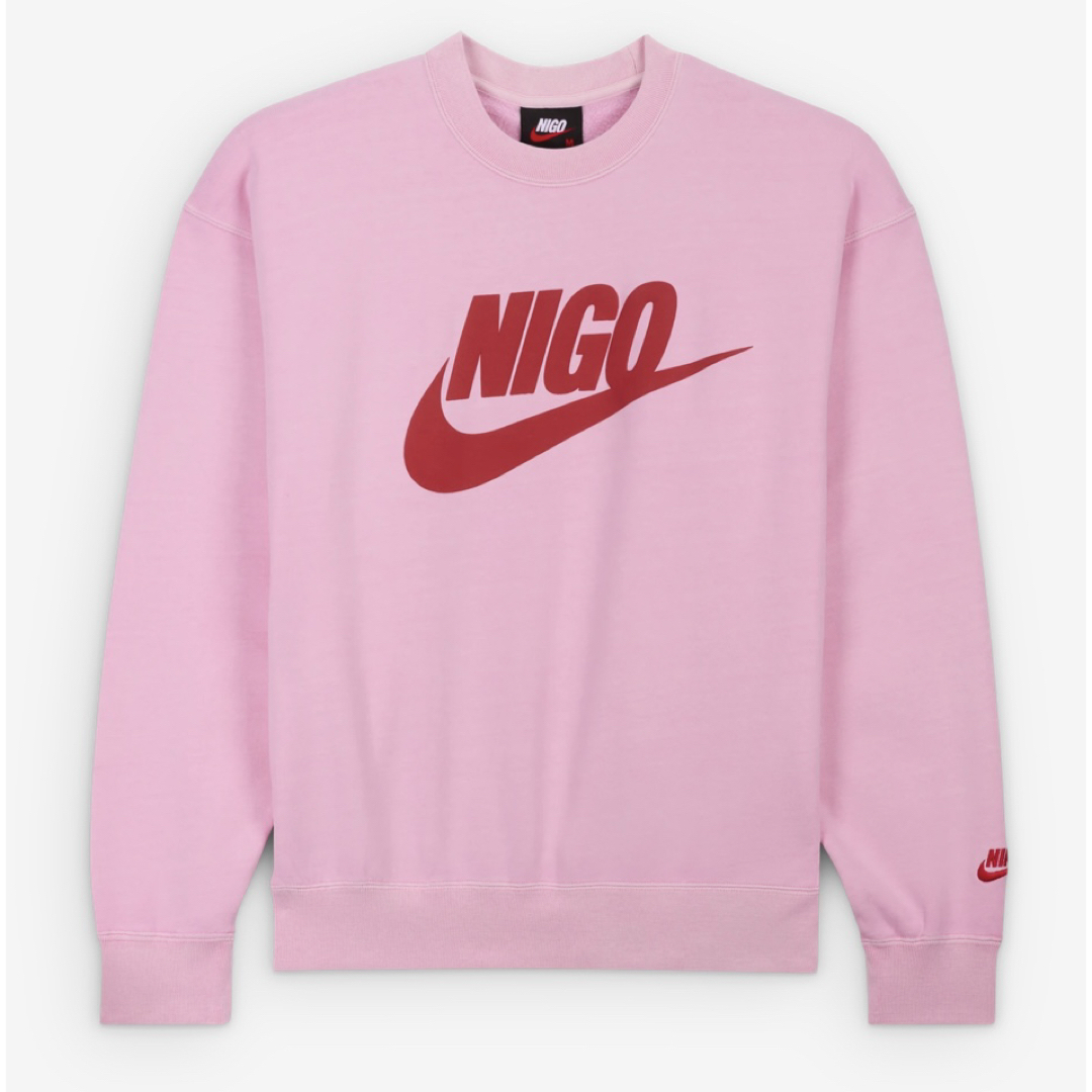 新品】Nike x Nigo メンズ フリース クルーネック スウェット 新品】Nike x Nigo メンズ フリース クルーネック スウェット