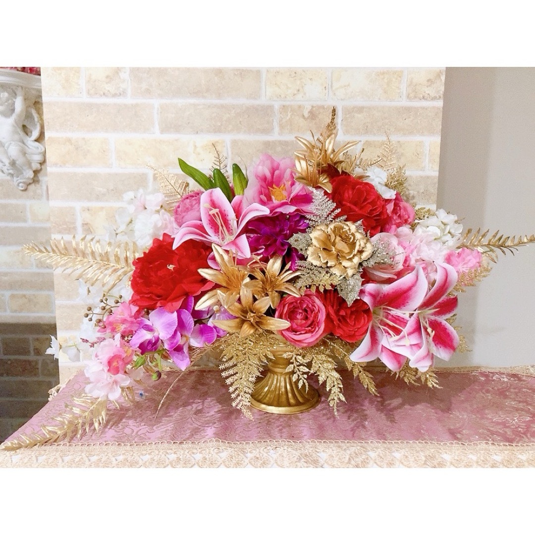 豪華絢爛!お正月フラワーアレンジ♡フラワーアレンジメント 豪華絢爛!お正月フラワーアレンジ♡フラワーアレンジメント