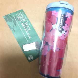 スターバックスコーヒー(Starbucks Coffee)の【新品未使用】スタバ さくら タンブラー ドリンクチケット付き(タンブラー)