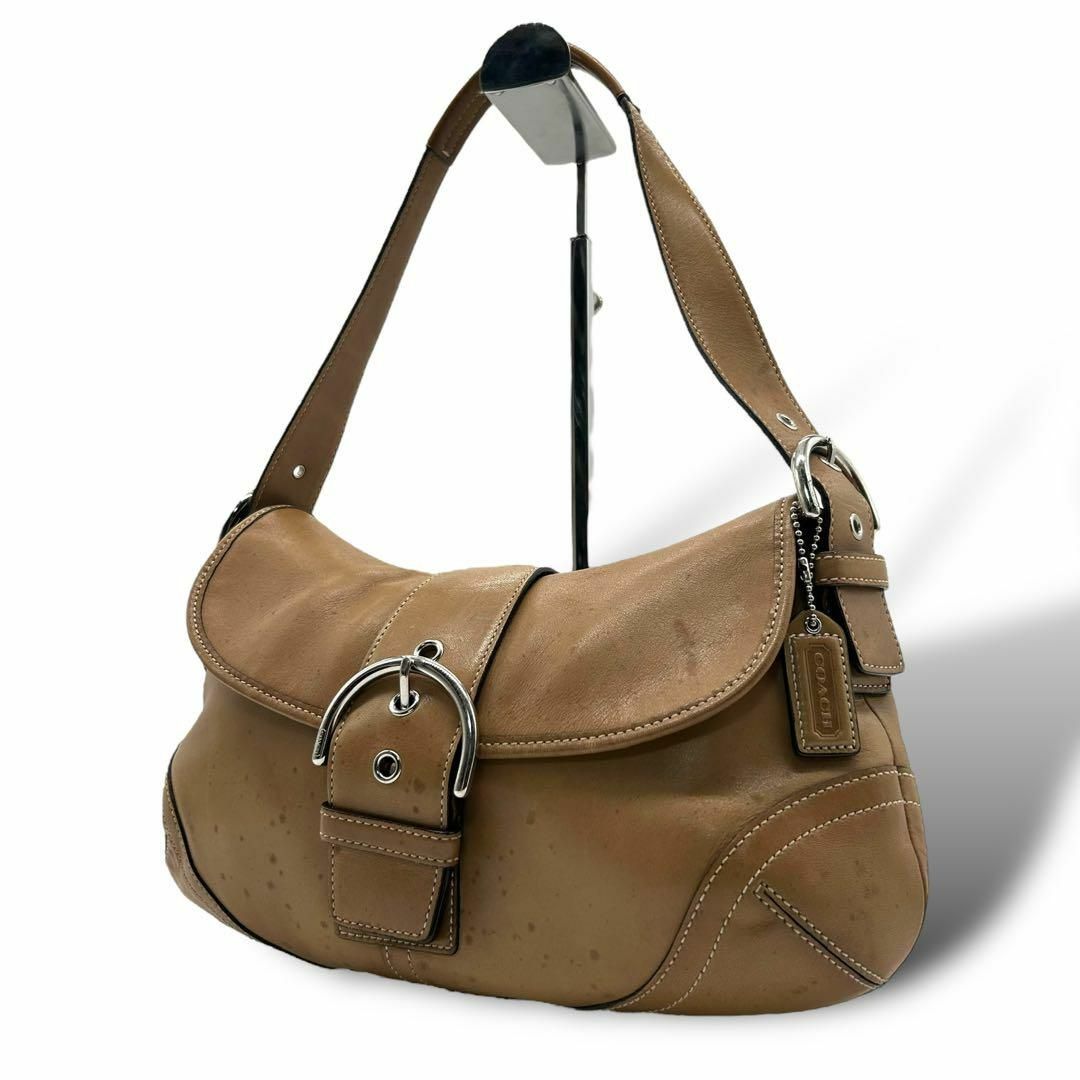 1230 COACH ソーホー ワンショルダーバッグ オールレザー ブラウン 1230 COACH ソーホー ワンショルダーバッグ オールレザー ブラウン