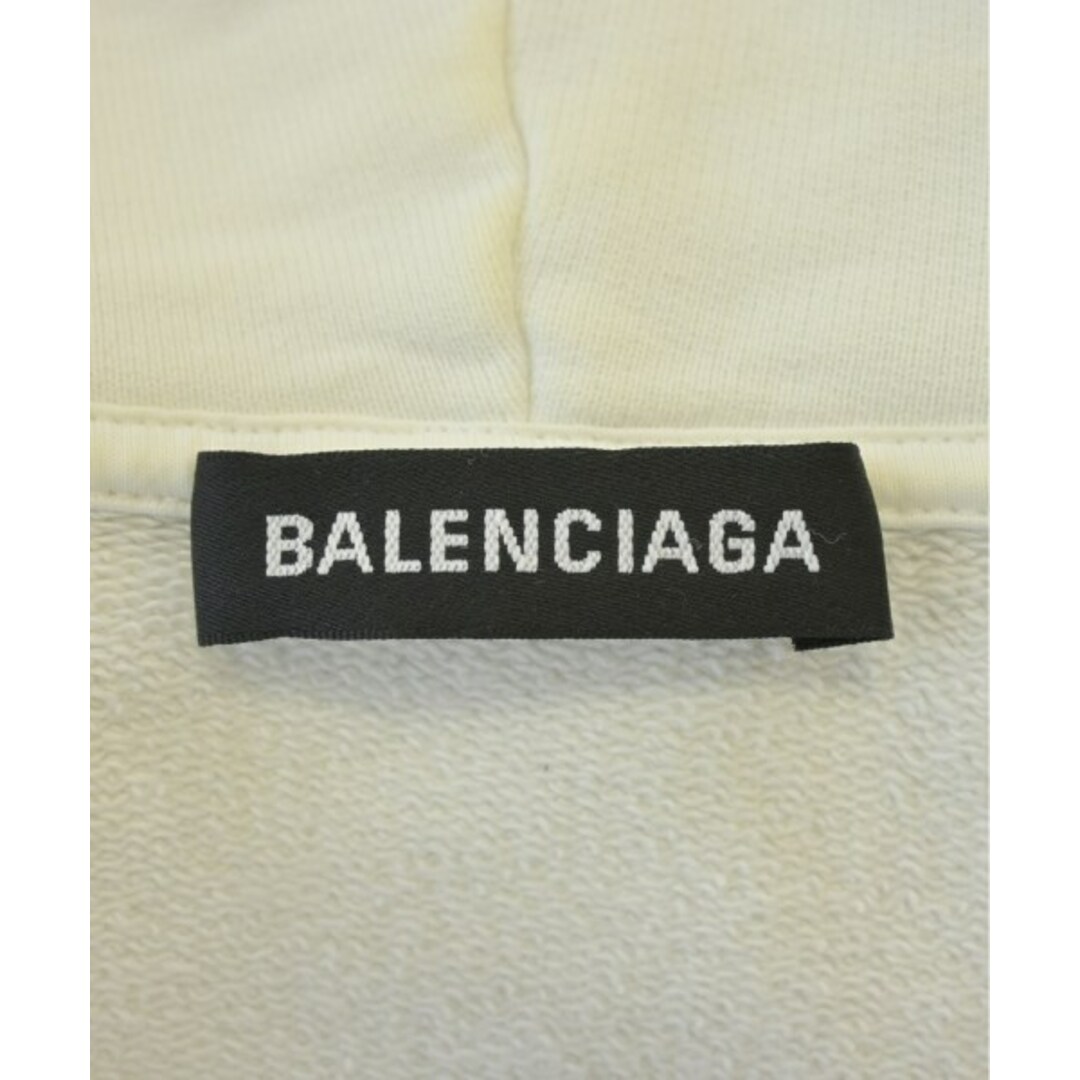 BALENCIAGA - BALENCIAGA バレンシアガ パーカー XS 白 【古着 BALENCIAGA - BALENCIAGA バレンシアガ パーカー XS 白 【古着