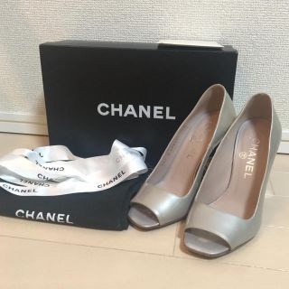 シャネル(CHANEL)のWOOPER様専用 CHANEL エナメル パンプス シューズ 35 1/2(ハイヒール/パンプス)