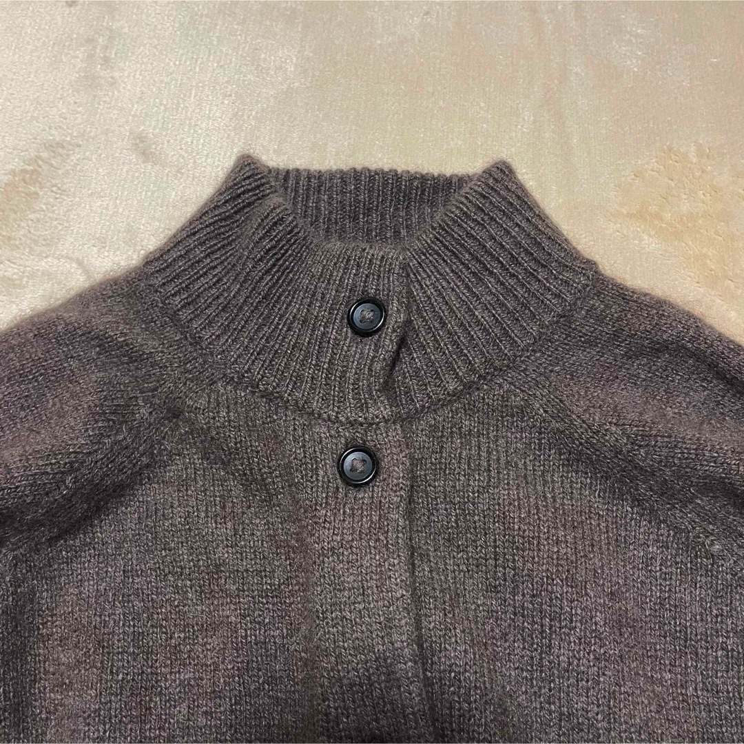 人気ブランド新作豊富 マーガレットハウエル 極美品 カシミヤ ロング スタンドカラー トップス
