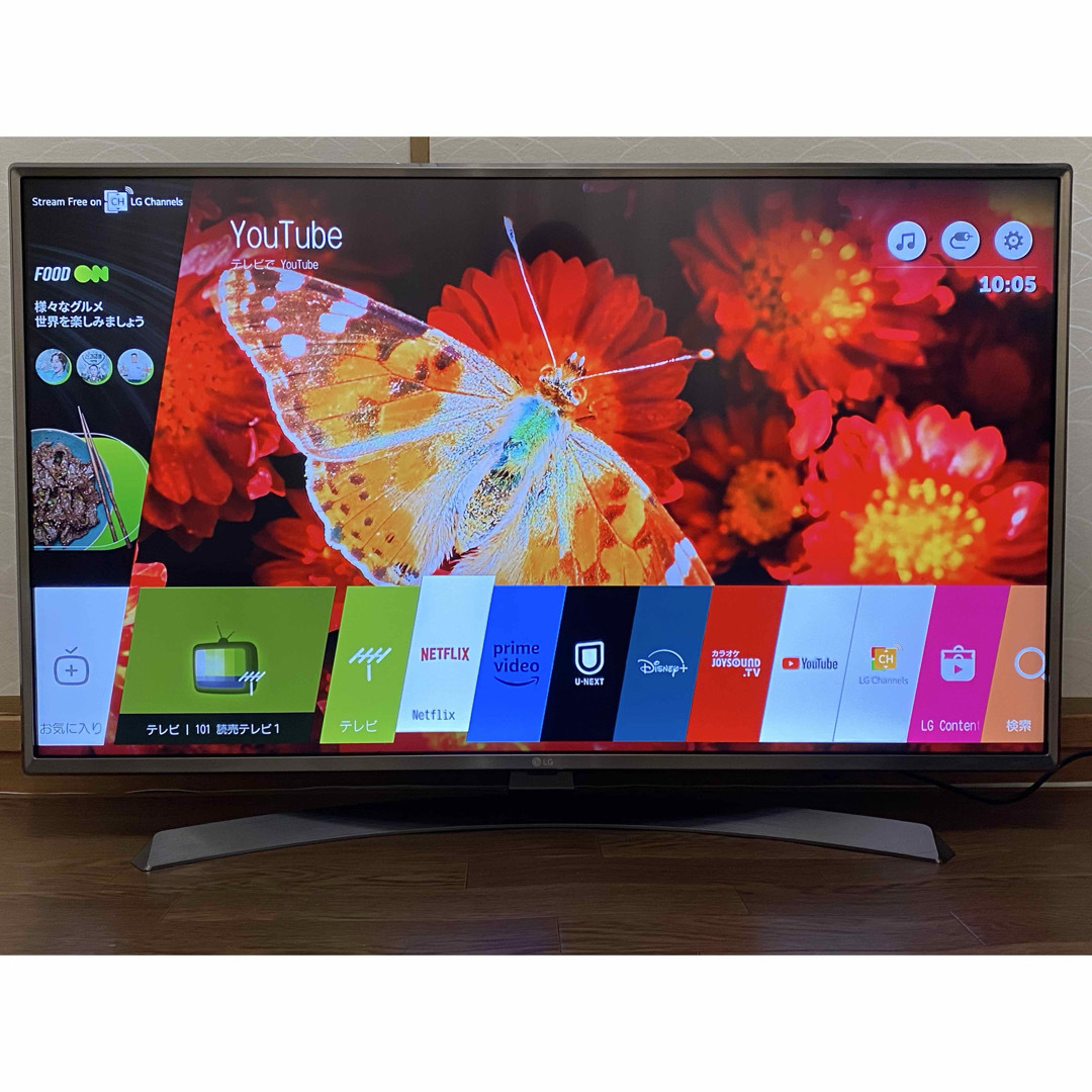 4Kパネル,動画アプリ】43インチ液晶テレビ LG 43UJ6500 4Kパネル,動画アプリ】43インチ液晶テレビ LG 43UJ6500