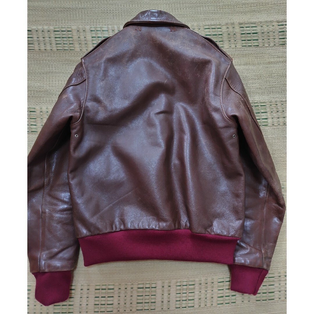 最終価格【中古美品】エアロレザー A-2 a2 馬革 ジャケット 38 最終価格【中古美品】エアロレザー A-2 a2 馬革 ジャケット 38