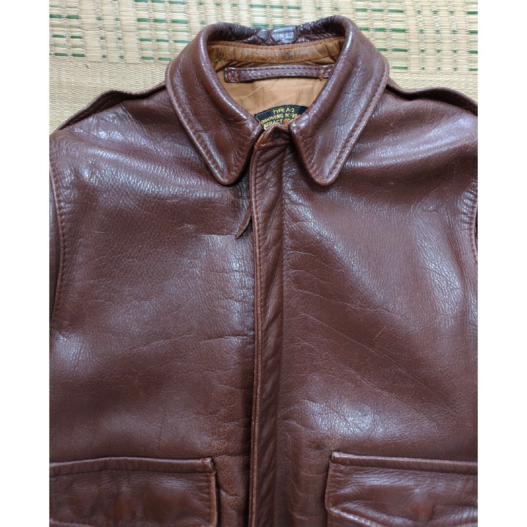 最終価格【中古美品】エアロレザー A-2 a2 馬革 ジャケット 38 最終価格【中古美品】エアロレザー A-2 a2 馬革 ジャケット 38