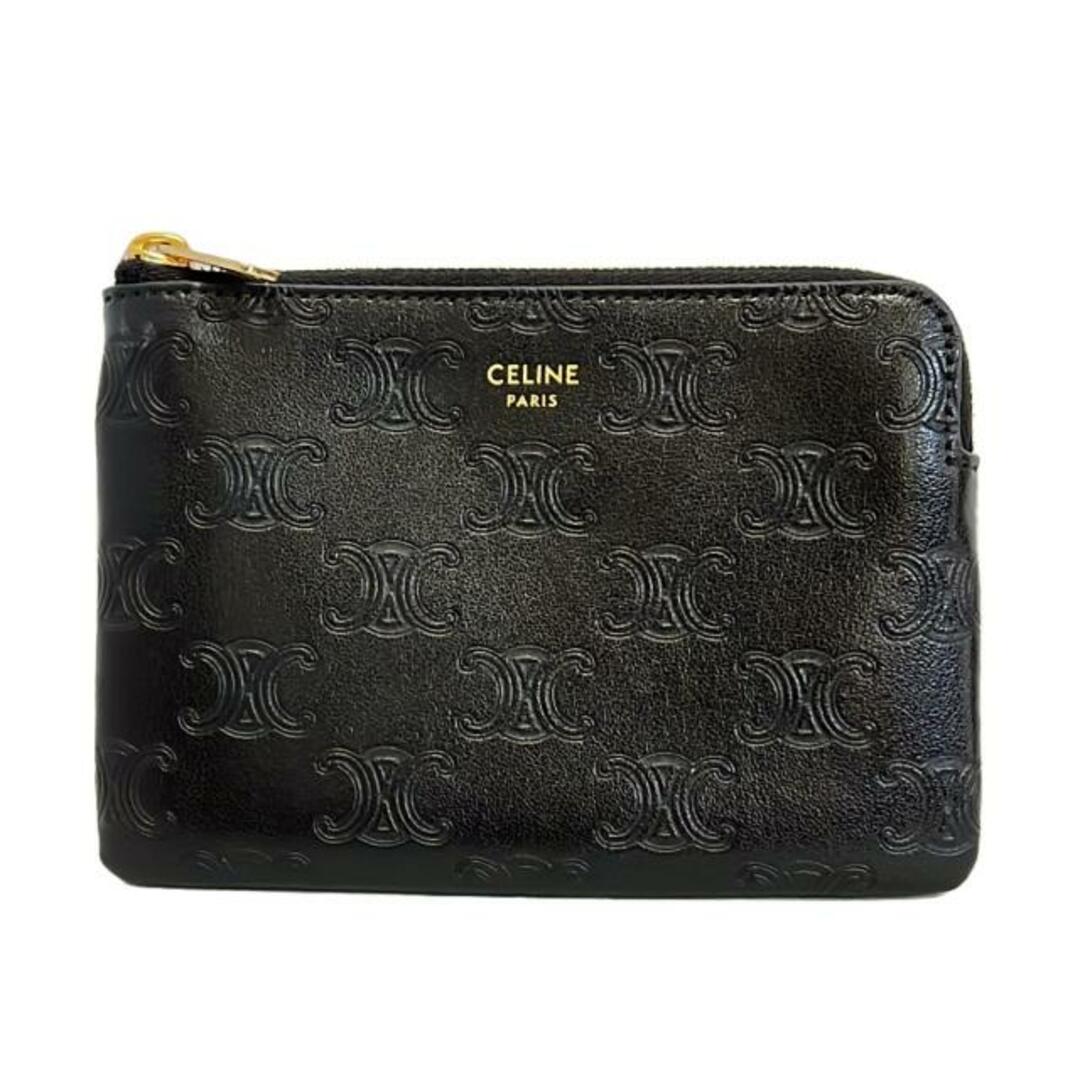 CELINE - CELINE(セリーヌ) コインケース美品 マカダム柄 黒 CELINE - CELINE(セリーヌ) コインケース美品 マカダム柄 黒