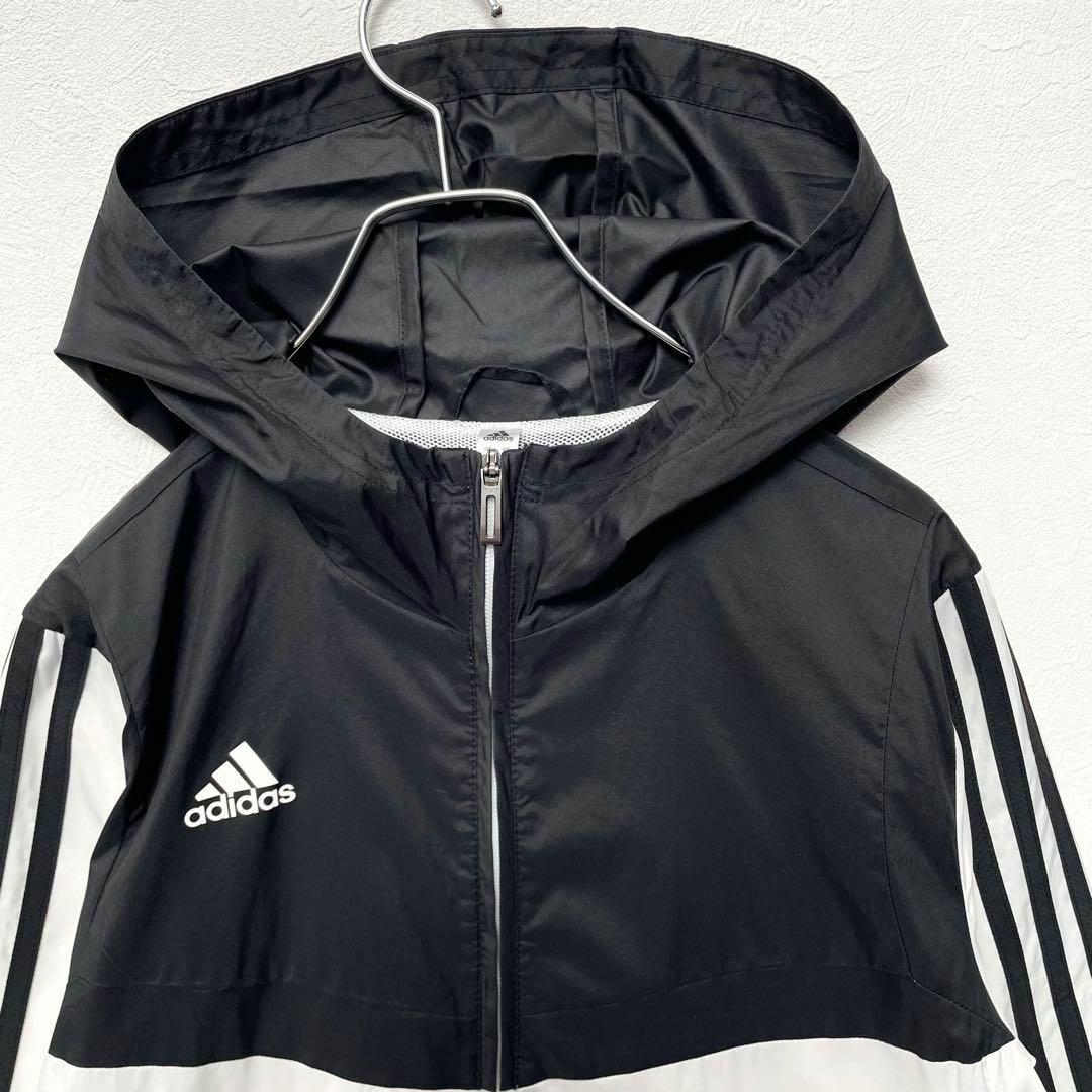 adidas - 大きいサイズ アディダス ナイロンジャケット フード付 adidas - 大きいサイズ アディダス ナイロンジャケット フード付