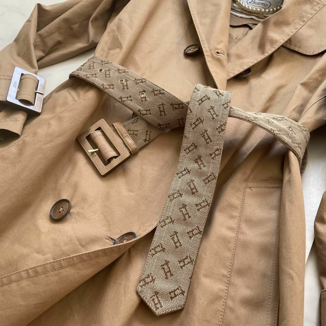 即完売☆HERNO☆現行タグ☆Hモノグラム☆コットンギャバジン 即完売☆HERNO☆現行タグ☆Hモノグラム☆コットンギャバジン