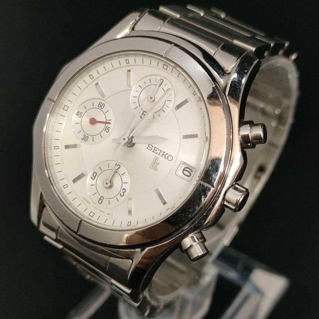 美品 SEIKO セイコー ルキア ホワイト シルバー クォーツ 美品 SEIKO セイコー ルキア ホワイト シルバー クォーツ