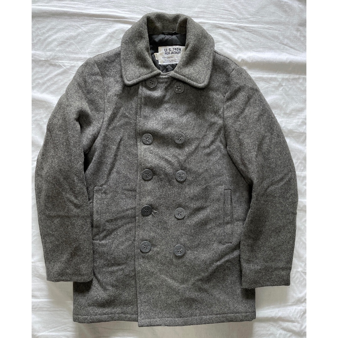 schott - Schott 740N ショット Pコート サイズ36 グレー USA 90 schott - Schott 740N ショット Pコート サイズ36 グレー USA 90