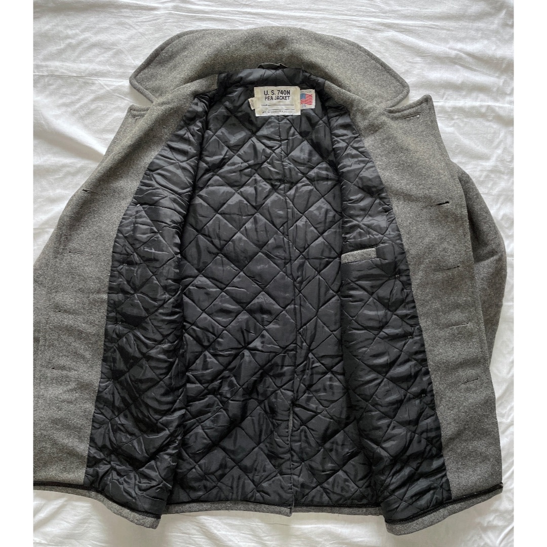 schott - Schott 740N ショット Pコート サイズ36 グレー USA 90 schott - Schott 740N ショット Pコート サイズ36 グレー USA 90