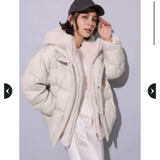 Arpege story ファーフード付きMINOTECH中綿コートの通販 by Arpege story ファーフード付きMINOTECH中綿コートの通販 by