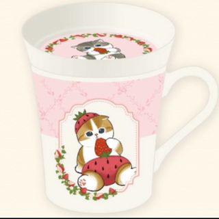 【新品未使用】mofusand オリジナルフタ付きマグカップ ファミマート限定