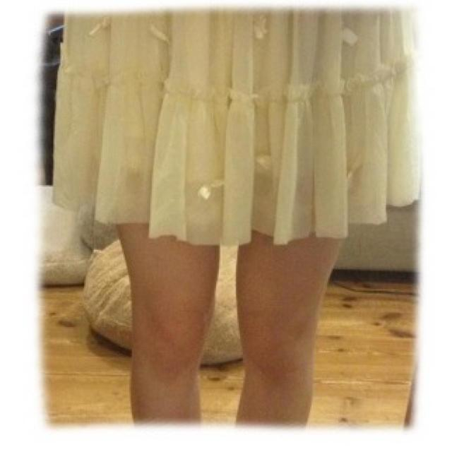 F i.n.t(フィント)のfint リボン付きチュールスカート レディースのスカート(ミニスカート)の商品写真