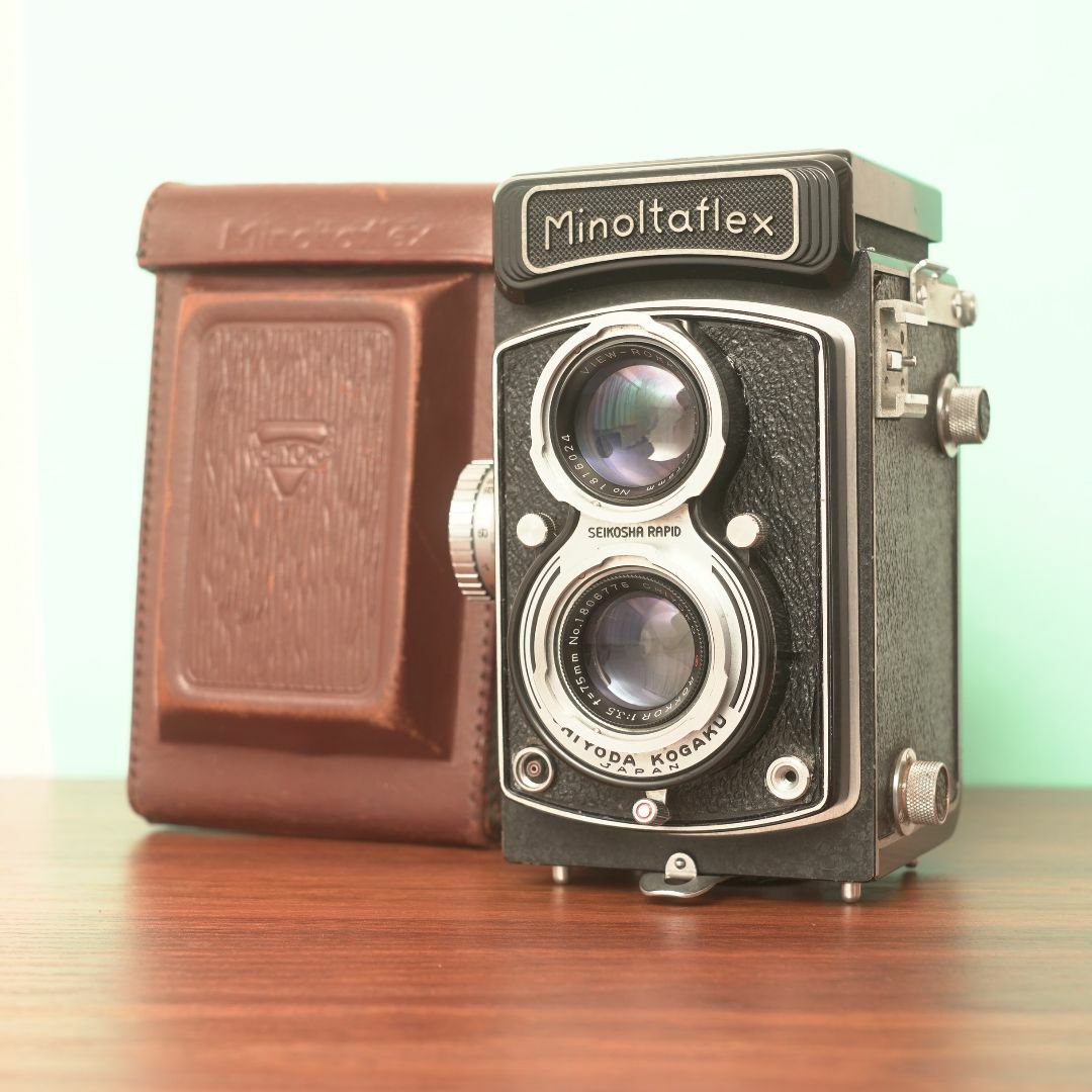 完動品◎Minoltaflex 3型ミノルタ 二眼レフ フィルムカメラ #714 完動品◎Minoltaflex 3型ミノルタ 二眼レフ フィルムカメラ #714