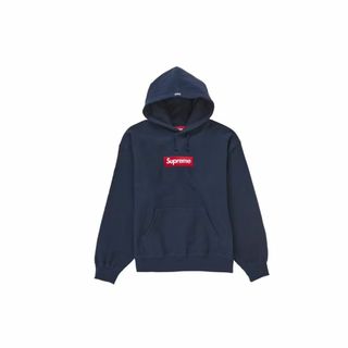 シュプリーム(Supreme)のXL Navy Supreme Box Logo Hooded(パーカー)