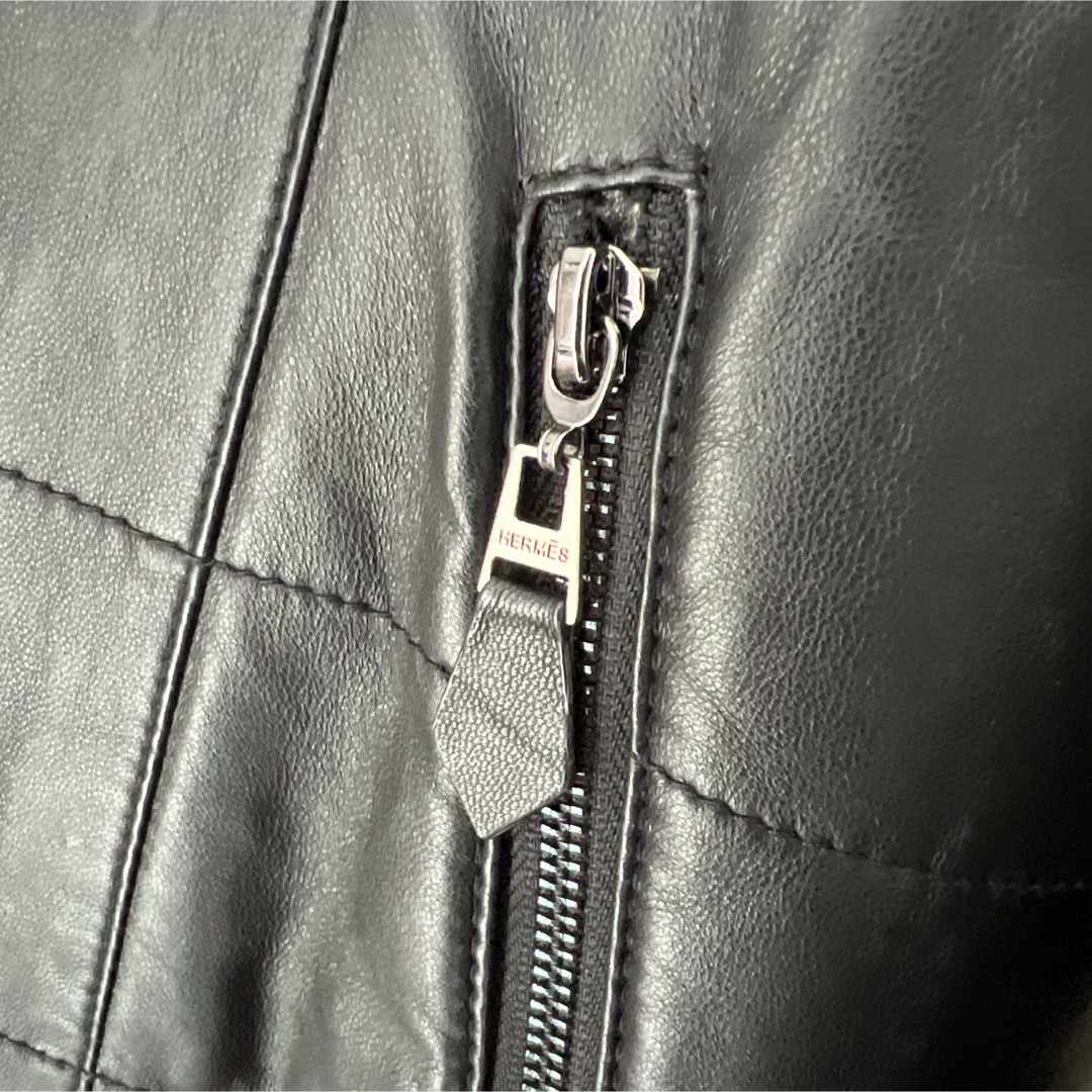 HERMES - 美品 HERMES エルメス レザー マトラッセ ファー HERMES - 美品 HERMES エルメス レザー マトラッセ ファー