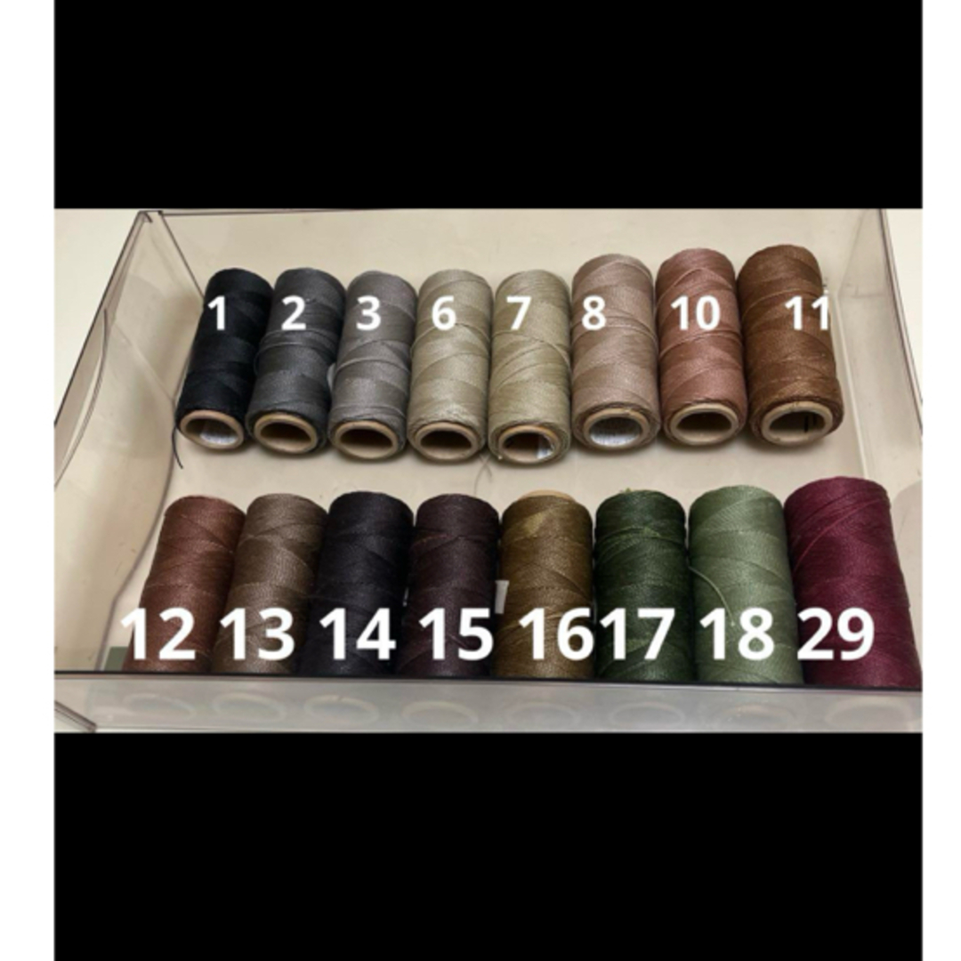激安1m 5円 LINHASITA ワックスコード 34色 激安1m 5円 LINHASITA ワックスコード 34色