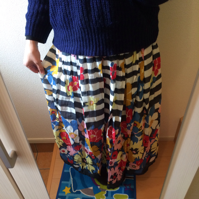 ふんわりマキシスカート レディースのスカート(ロングスカート)の商品写真