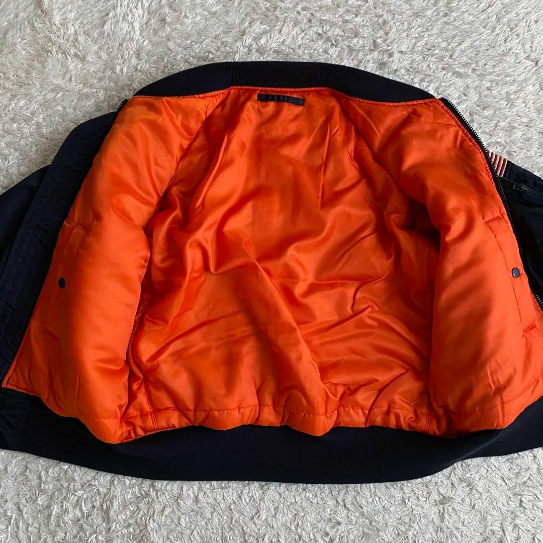 ☆極美品 AVIREX MA-1 フライトジャケット 縦ステッチ 紺 2XL ☆極美品 AVIREX MA-1 フライトジャケット 縦ステッチ 紺 2XL